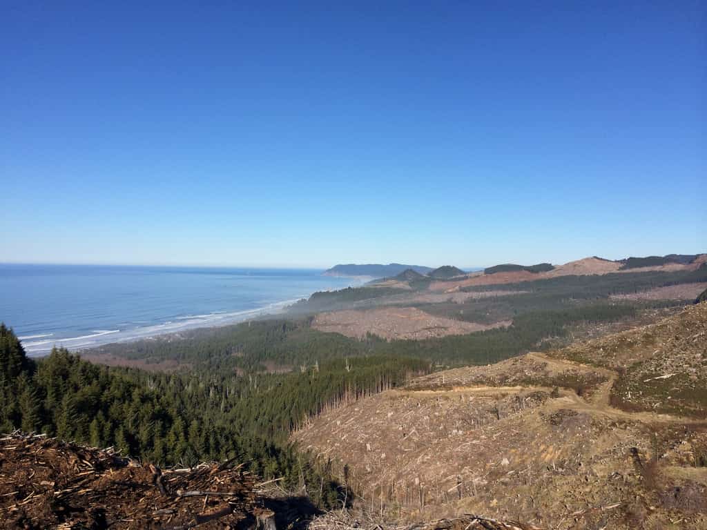 Angora Peak view above Arch Cape