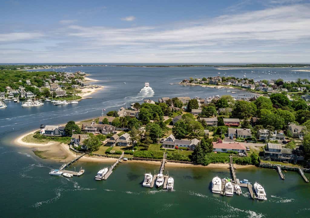 Cape Cod from a drone.
