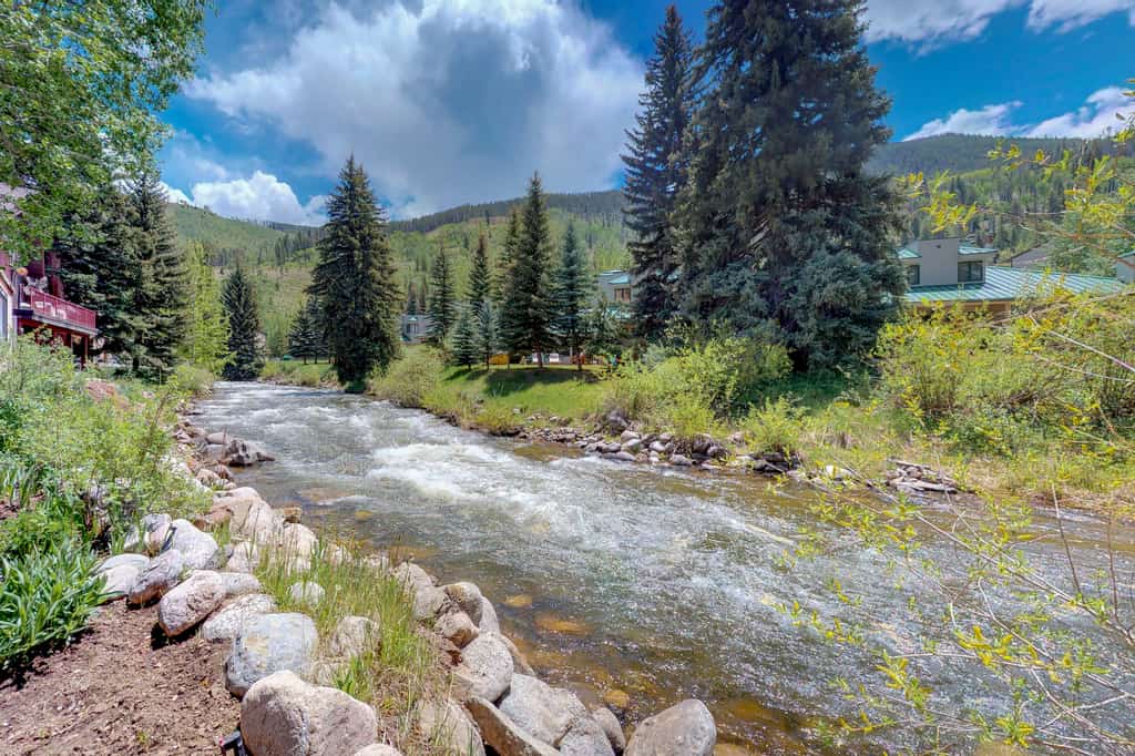 Beautiful Gore Creek in Vail, Colorado