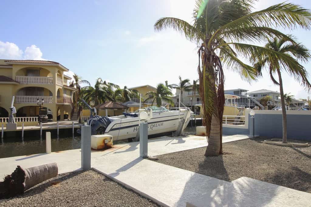 Key Largo vacation rental featuring easy dock access right on the inlet