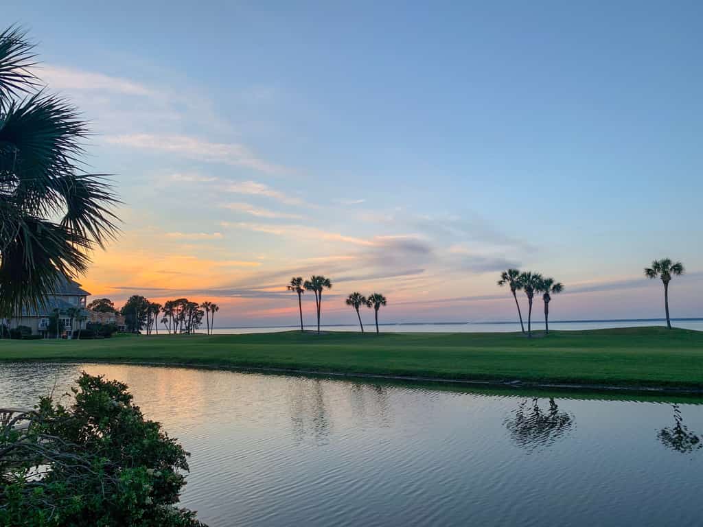 Golf course in Central America