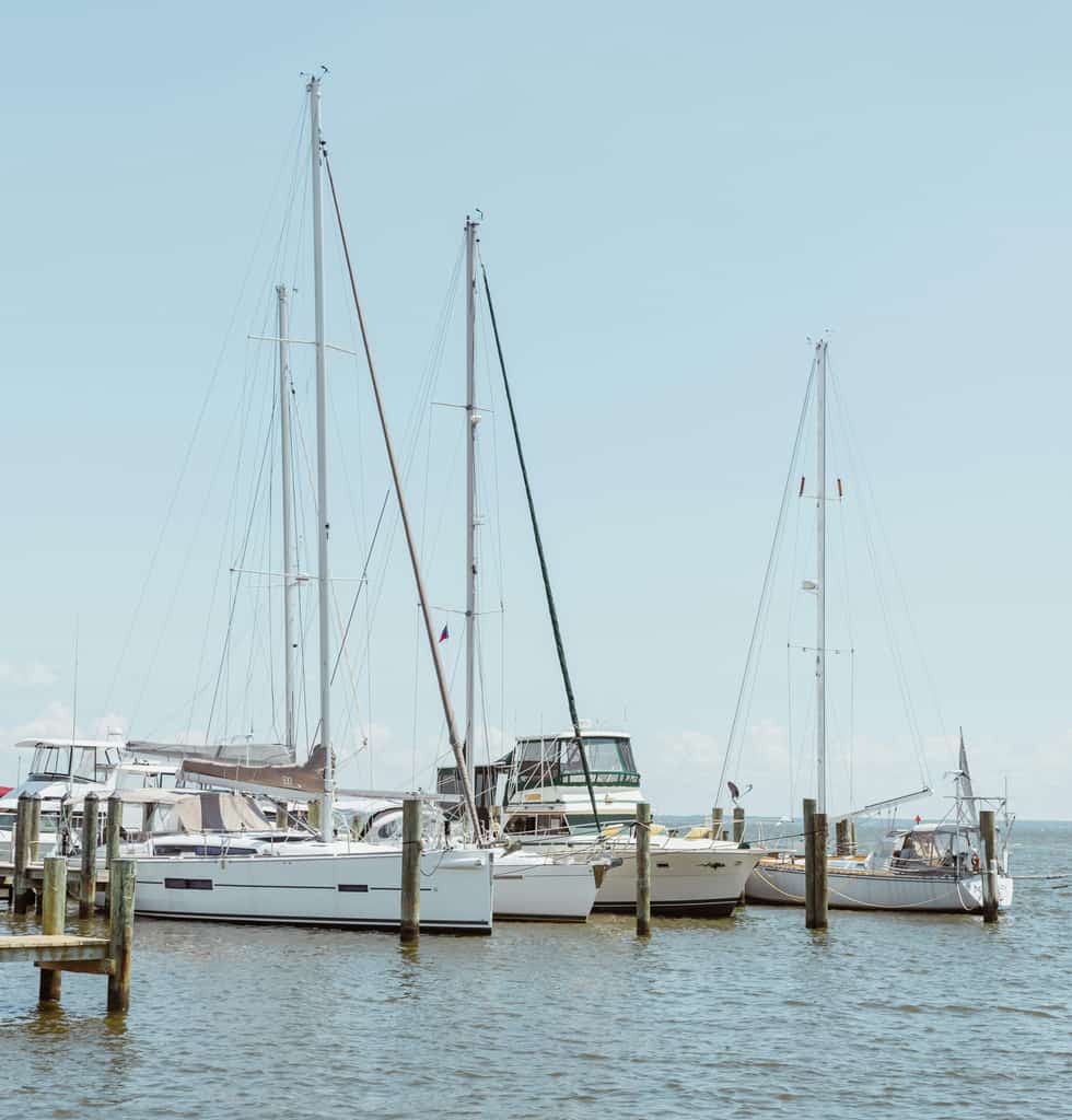 Boats on the water.