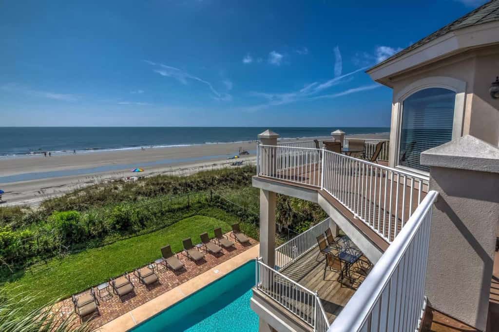 Hilton Head vacation home with private pool and ocean views