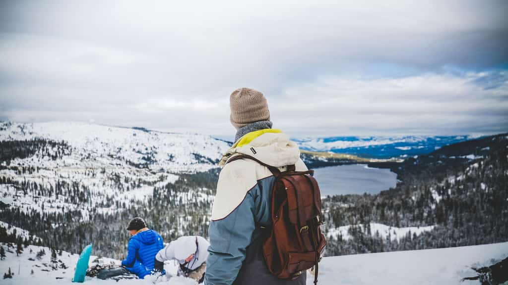 Lake Tahoe snowshoeing