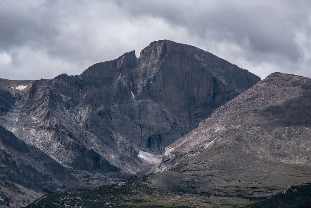 Longs Peak located near Estes Park, CO