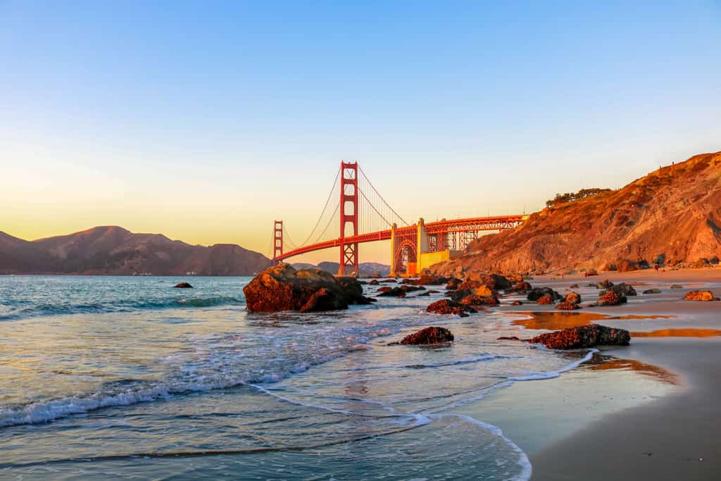 The Golden Gate Bridge in San Francisco