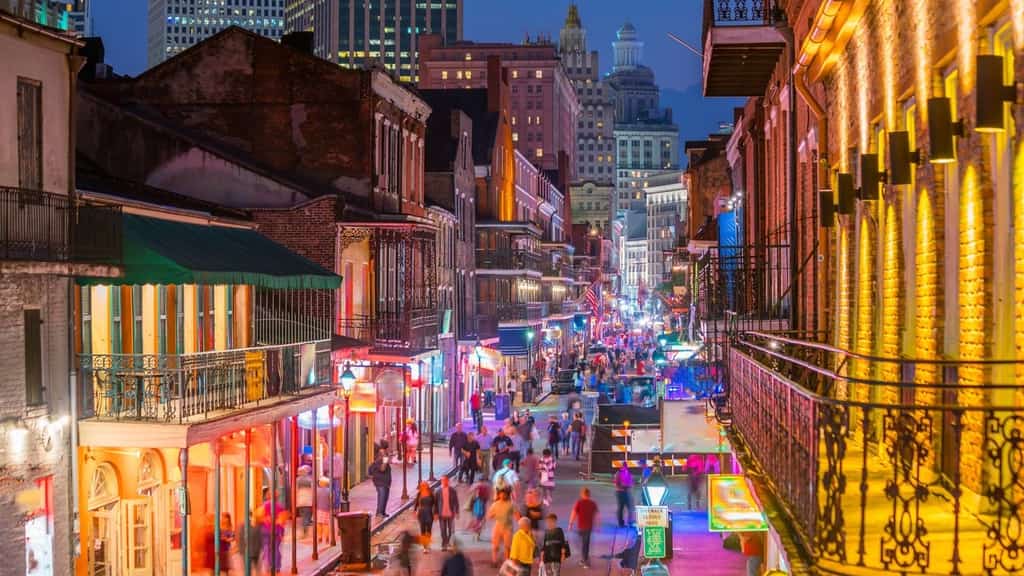 New Orleans Bourbon Street.
