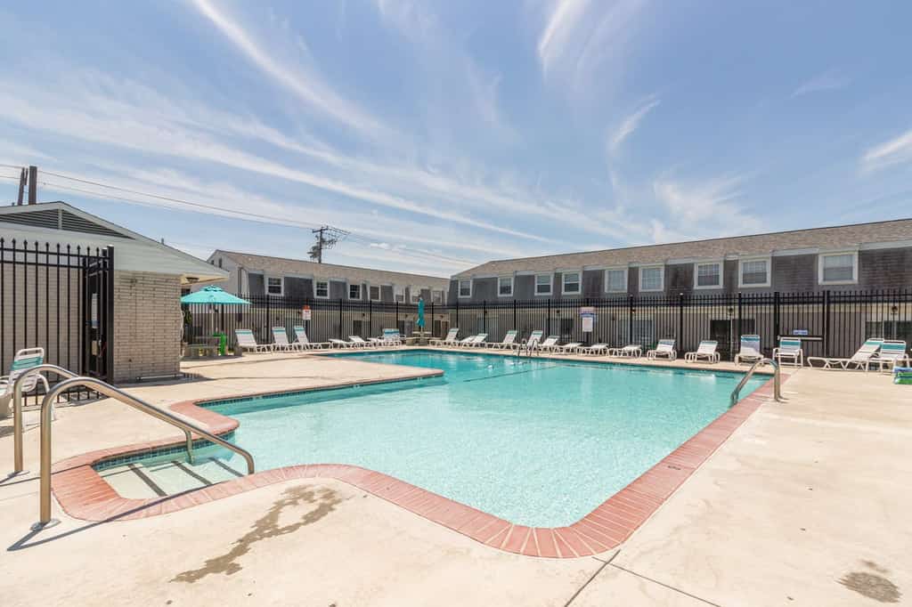 Vacation rental pool in Ocean City
